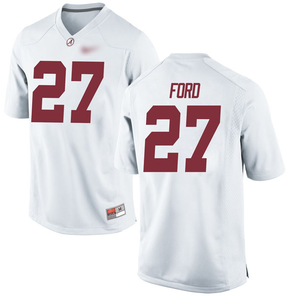 Jerome Ford Alabama Crimson Tide Men's Jersey - #27 NCAA White Game