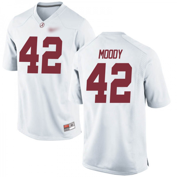 Jaylen Moody Alabama Crimson Tide Men's Jersey - #42 NCAA White Game