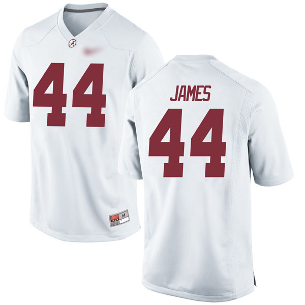Kedrick James Alabama Crimson Tide Men's Jersey - #44 NCAA White Game