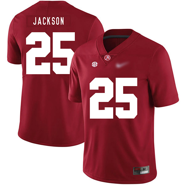 Kareem Jackson Alabama Crimson Tide Men's Jersey - #25 NCAA Red Game Authentic
