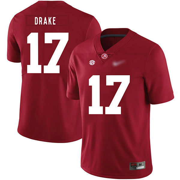Kenyan Drake Alabama Crimson Tide Men's Jersey - #17 NCAA Red Game Authentic
