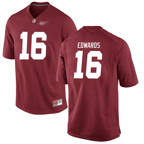 Kyle Edwards Alabama Crimson Tide Men's Jersey - #16 NCAA Crimson Game