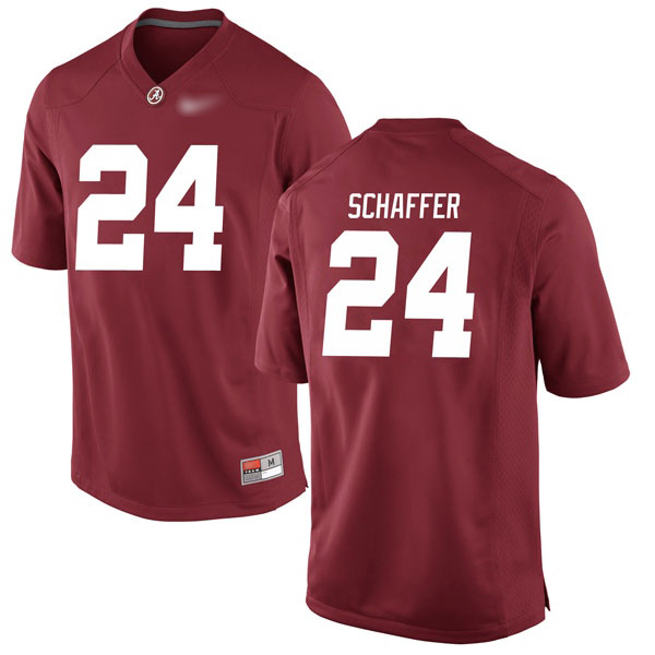 Lawson Schaffer Alabama Crimson Tide Men's Jersey - #24 NCAA Crimson Game