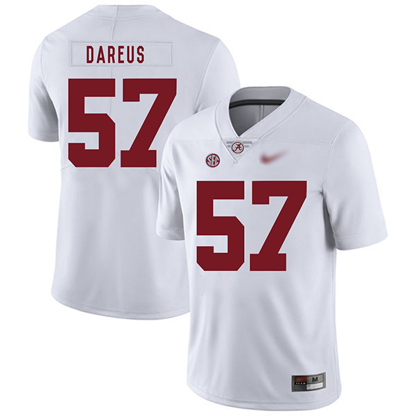 Marcell Dareus Alabama Crimson Tide Men's Jersey - #57 NCAA White Game Authentic