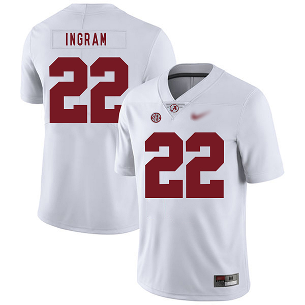 Mark Ingram Alabama Crimson Tide Men's Jersey - #22 NCAA White Game Authentic
