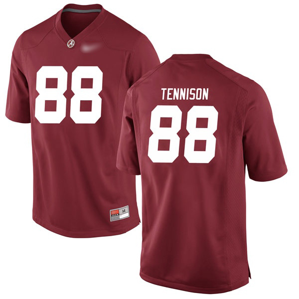 Major Tennison Alabama Crimson Tide Men's Jersey - #88 NCAA Crimson Game