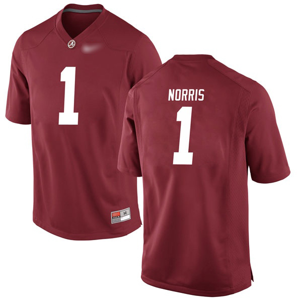 Riley Norris Alabama Crimson Tide Men's Jersey - #1 NCAA Crimson Game