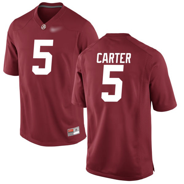 Shyheim Carter Alabama Crimson Tide Men's Jersey - #5 NCAA Crimson Game