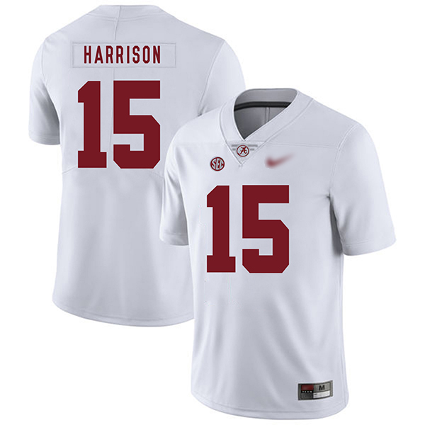 Ronnie Harrison Alabama Crimson Tide Men's Jersey - #15 NCAA White Game Authentic