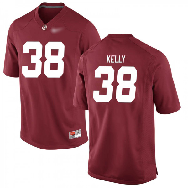 Sean Kelly Alabama Crimson Tide Men's Jersey - #38 NCAA Crimson Game