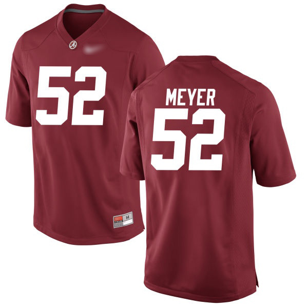 Scott Meyer Alabama Crimson Tide Men's Jersey - #52 NCAA Crimson Game