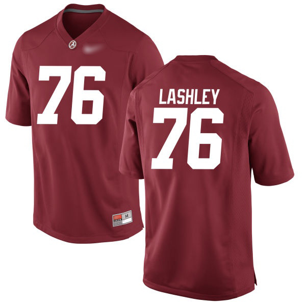 Scott Lashley Alabama Crimson Tide Men's Jersey - #76 NCAA Crimson Game