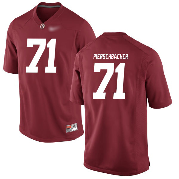 Ross Pierschbacher Alabama Crimson Tide Men's Jersey - #71 NCAA Crimson Game