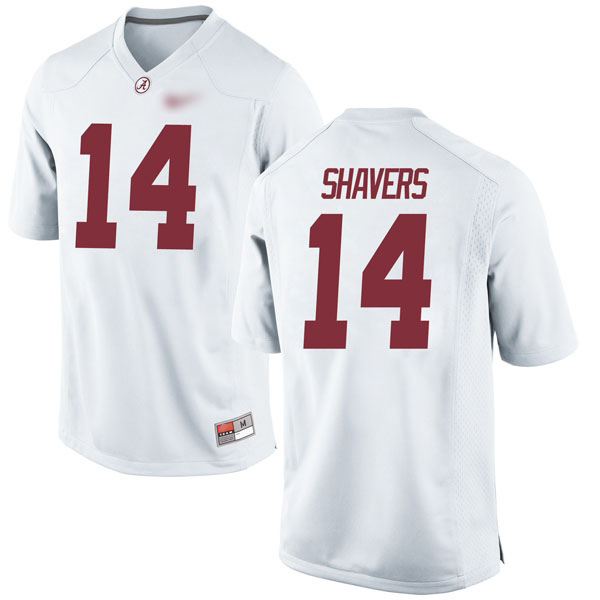 Tyrell Shavers Alabama Crimson Tide Men's Jersey - #14 NCAA White Game