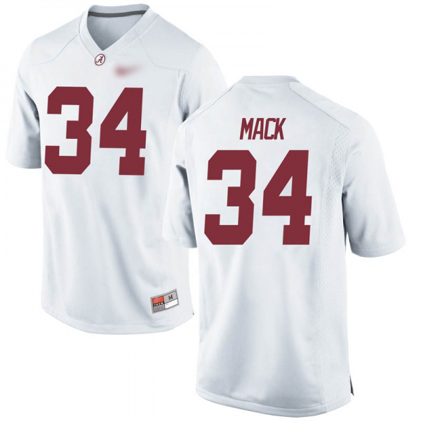 Tevin Mack Alabama Crimson Tide Men's Jersey - #34 NCAA White Game