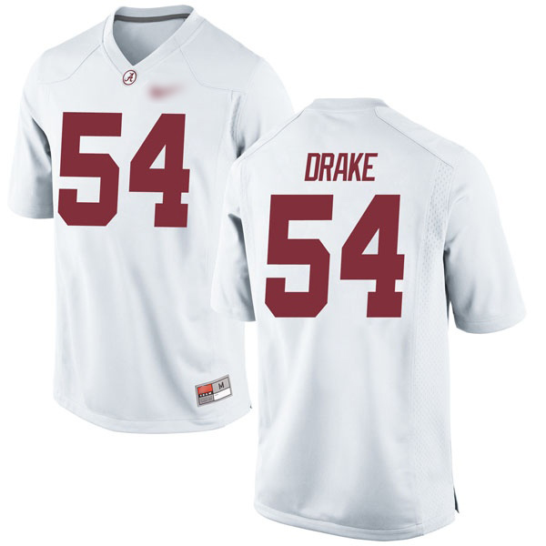 Trae Drake Alabama Crimson Tide Men's Jersey - #54 NCAA White Game