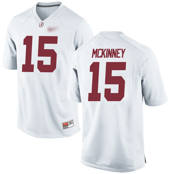 Xavier McKinney Alabama Crimson Tide Men's Jersey - #15 NCAA White Game