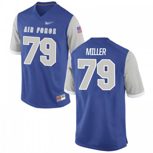 Stone Miller Air Force Falcons Mens Jersey - #79 NCAA Royal Game