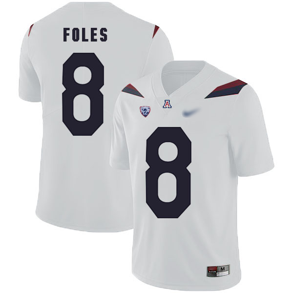 Nick Foles Arizona Wildcats Men's Jersey - #8 NCAA White Replica Authentic