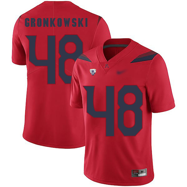 Rob Gronkowski Arizona Wildcats Men's Jersey - #48 NCAA Red Replica Authentic