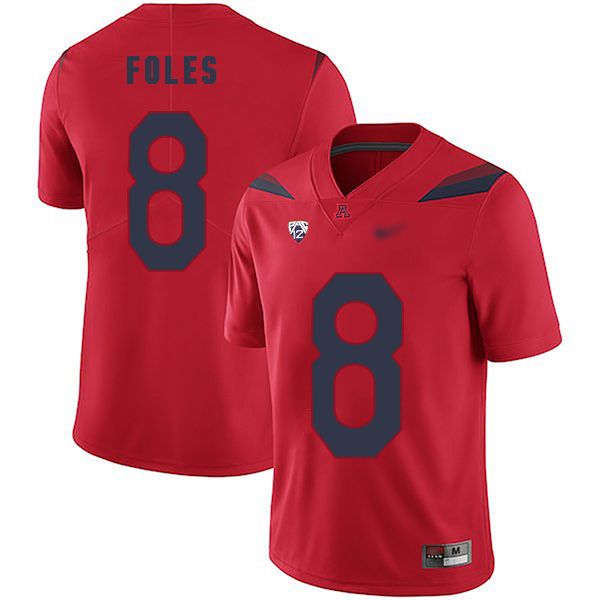 Nick Foles Arizona Wildcats Men's Jersey - #8 NCAA Red Replica Authentic