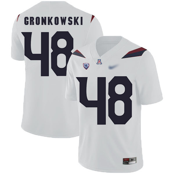 Rob Gronkowski Arizona Wildcats Men's Jersey - #48 NCAA White Replica Authentic