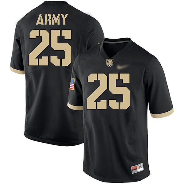 Connor Slomka Army Black Knights Men's Jersey - #25 NCAA Black Game Authentic