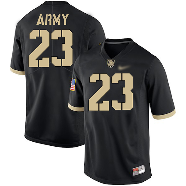 Elijah Riley Army Black Knights Men's Jersey - #23 NCAA Black Game Authentic