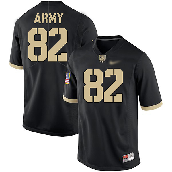 Alejandro Villanueva Army Black Knights Men's Jersey - #82 NCAA Black Game Authentic