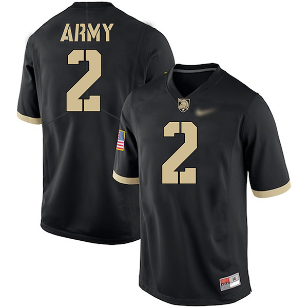 James Gibson Army Black Knights Men's Jersey - #2 NCAA Black Game Authentic
