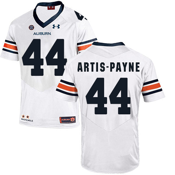 Cameron Artis-Payne Auburn Tigers Men's Jersey - #44 NCAA White Stitched Authentic