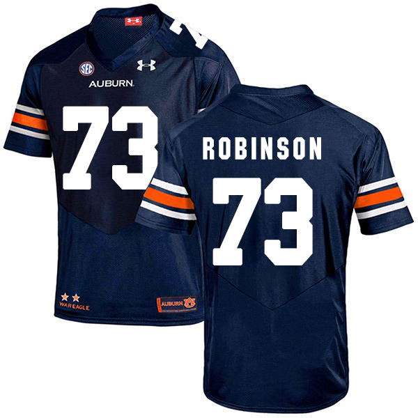 Greg Robinson Auburn Tigers Men's Jersey - #73 NCAA Navy Blue Stitched Authentic