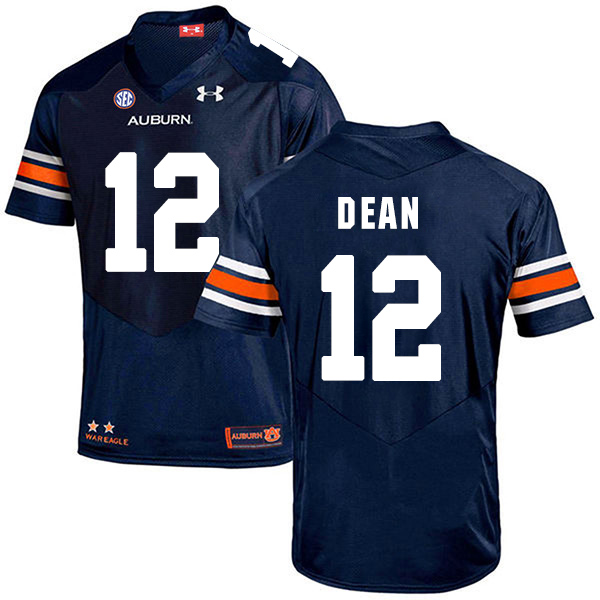 Jamel Dean Auburn Tigers Men's Jersey - #12 NCAA Navy Blue Stitched Authentic