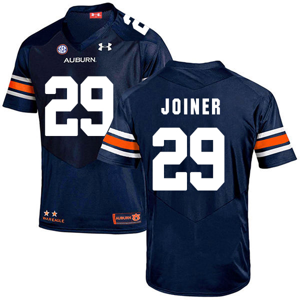 Harold Joiner Auburn Tigers Men's Jersey - #29 NCAA Navy Blue Stitched Authentic