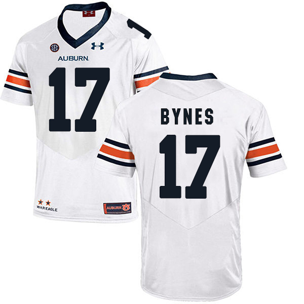 Josh Bynes Auburn Tigers Men's Jersey - #17 NCAA White Stitched Authentic