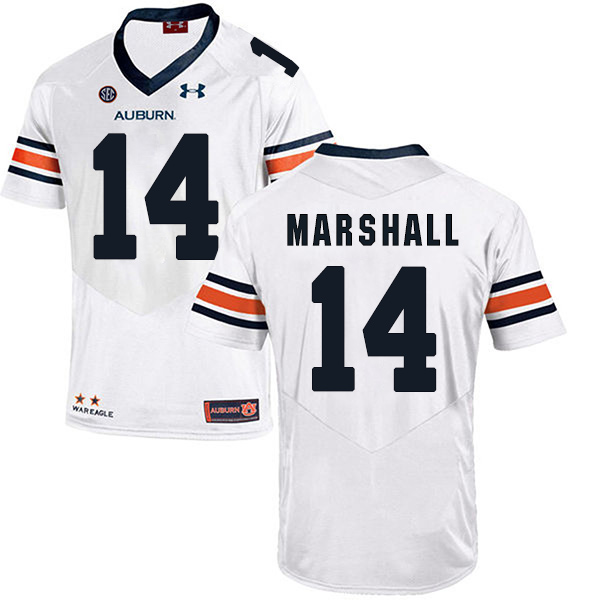 Nick Marshall Auburn Tigers Men's Jersey - #14 NCAA White Stitched Authentic