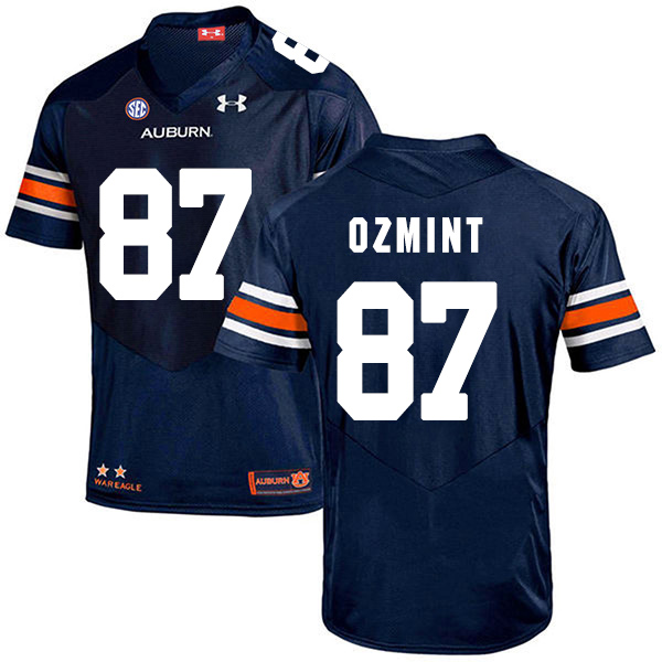 Pace Ozmint Auburn Tigers Men's Jersey - #87 NCAA Navy Blue Stitched Authentic