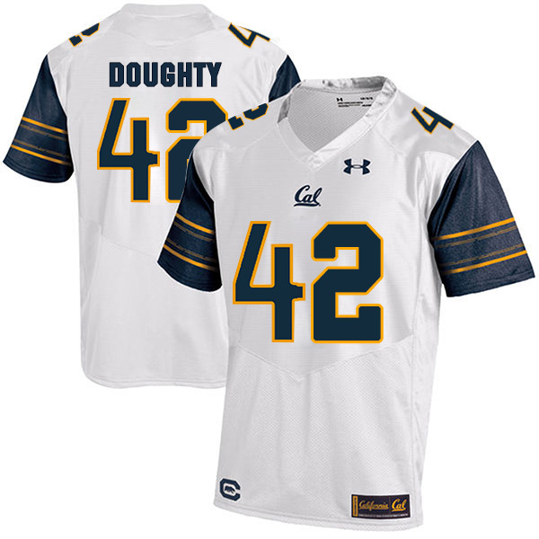 Colt Doughty California Golden Bears Men's Jersey - #42 NCAA White Stitched Authentic