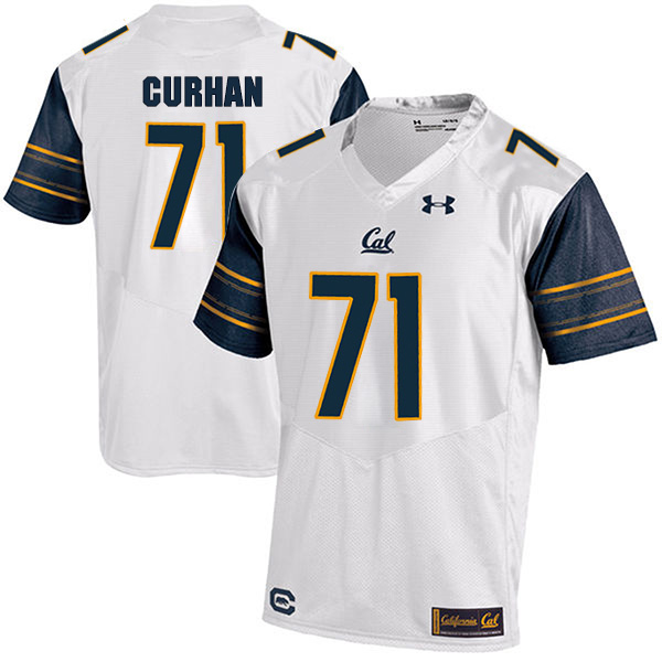 Jake Curhan California Golden Bears Men's Jersey - #71 NCAA White Stitched Authentic