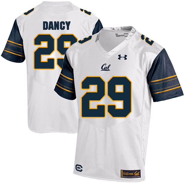 Marcel Dancy California Golden Bears Men's Jersey - #29 NCAA White Stitched Authentic