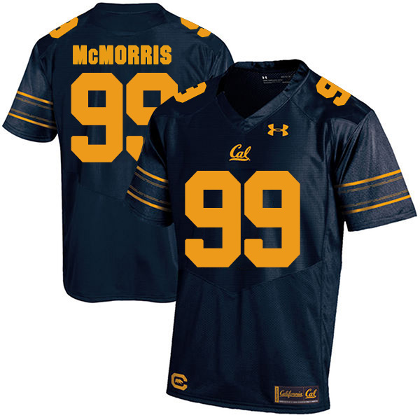 Malik McMorris California Golden Bears Men's Jersey - #99 NCAA Navy Blue Stitched Authentic