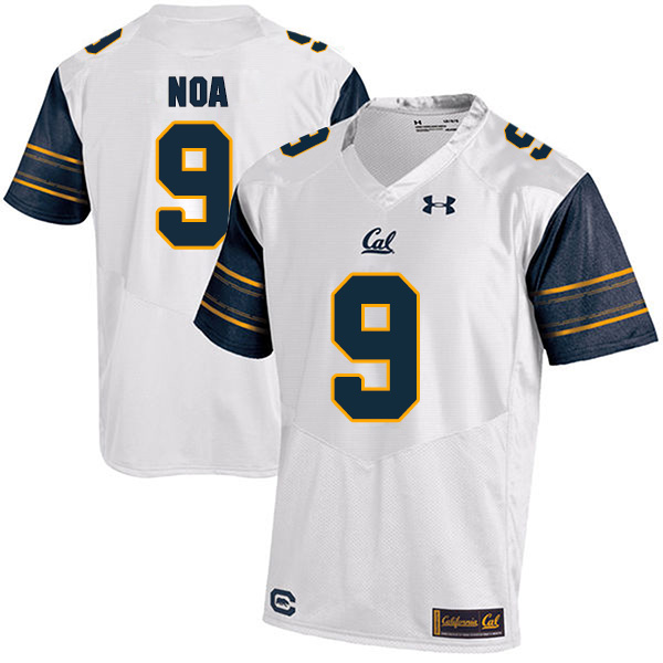 Kanawai Noa California Golden Bears Men's Jersey - #9 NCAA White Stitched Authentic