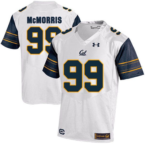 Malik McMorris California Golden Bears Men's Jersey - #99 NCAA White Stitched Authentic