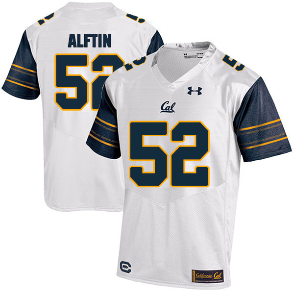 Nick Alftin California Golden Bears Men's Jersey - #52 NCAA White Stitched Authentic