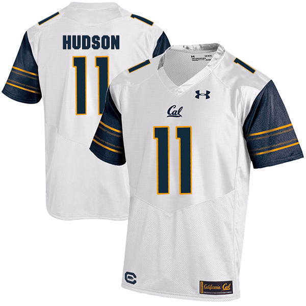 Ray Hudson California Golden Bears Men's Jersey - #11 NCAA White Stitched Authentic