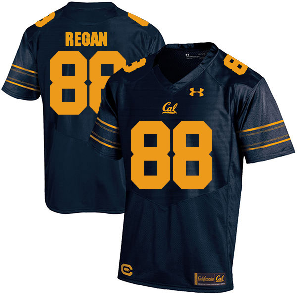 Ryan Regan California Golden Bears Men's Jersey - #88 NCAA Navy Blue Stitched Authentic