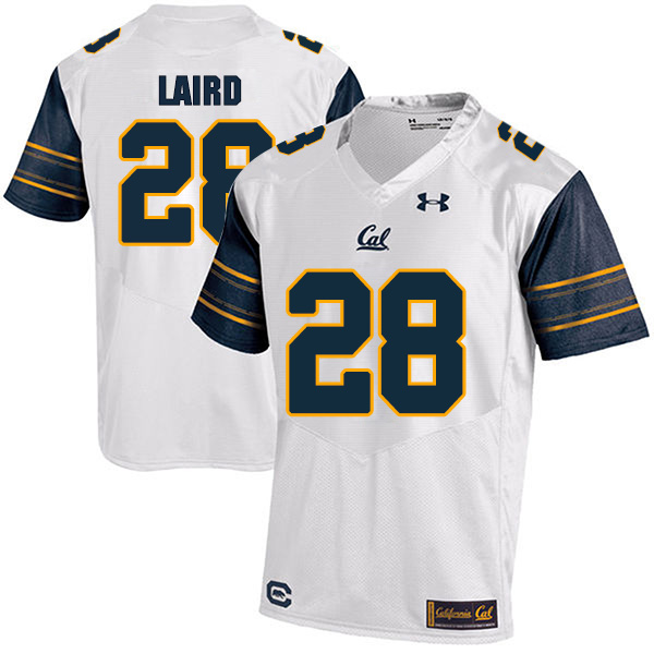 Patrick Laird California Golden Bears Men's Jersey - #28 NCAA White Stitched Authentic