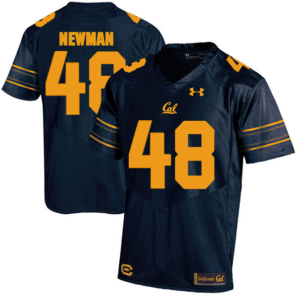 Tim Newman California Golden Bears Men's Jersey - #48 NCAA Navy Blue Stitched Authentic