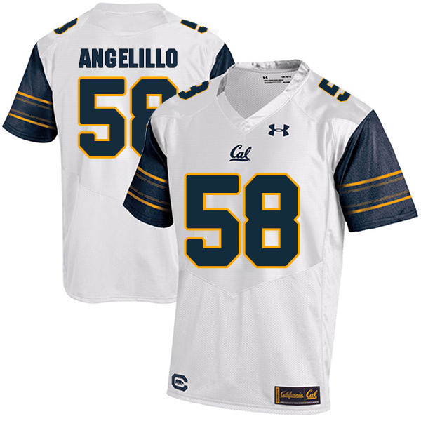 Zach Angelillo California Golden Bears Men's Jersey - #58 NCAA White Stitched Authentic