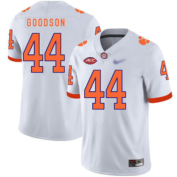 Mens Clemson Tigers #44 BJ Goodson Nike White College Football Game Jersey